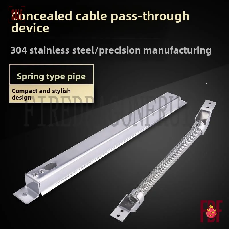 304 Stainless Steel Hidden Access Wire Passing Guard Metal Conduit Fitting Door and Window Access Systems