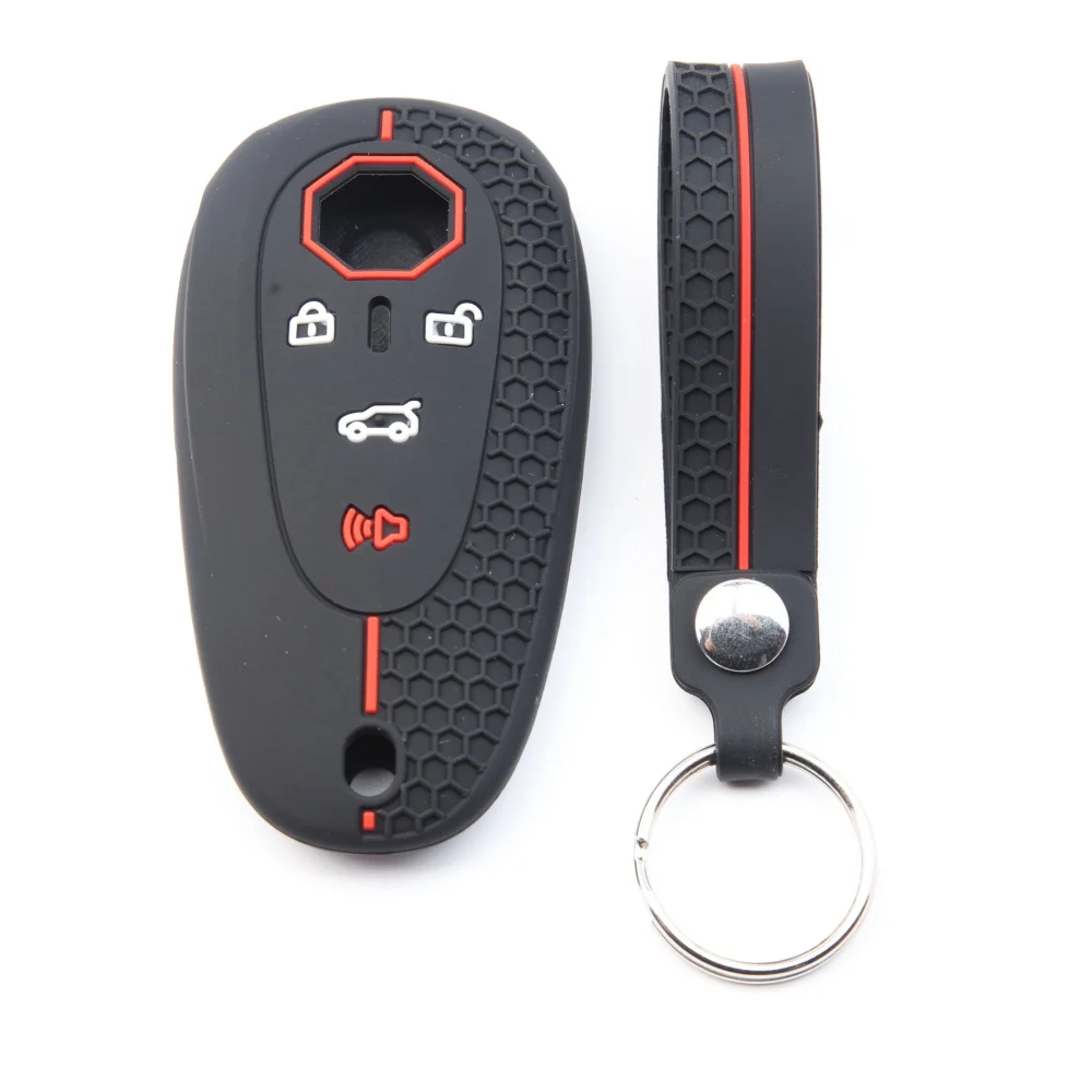 Silicone Rubber Car Remote Fob Key Cover Case For MG Car Key Bag Cyberster Car Key Set All Inclusive High-End Feeling