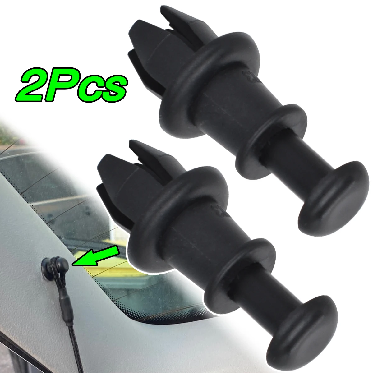 2X For Skoda Citigo Fabia NJ Kamiq Karoq Octavia 5E Rapid Superb Scala Car Parcel Shelf String Clips Holder Pivot Pin 1M6867574A