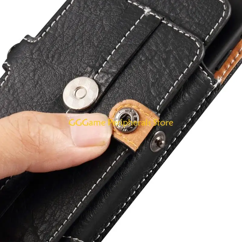 U55B Adjustable Waist Cellphone Vertical PU Leather Belt Secure Fitting Present