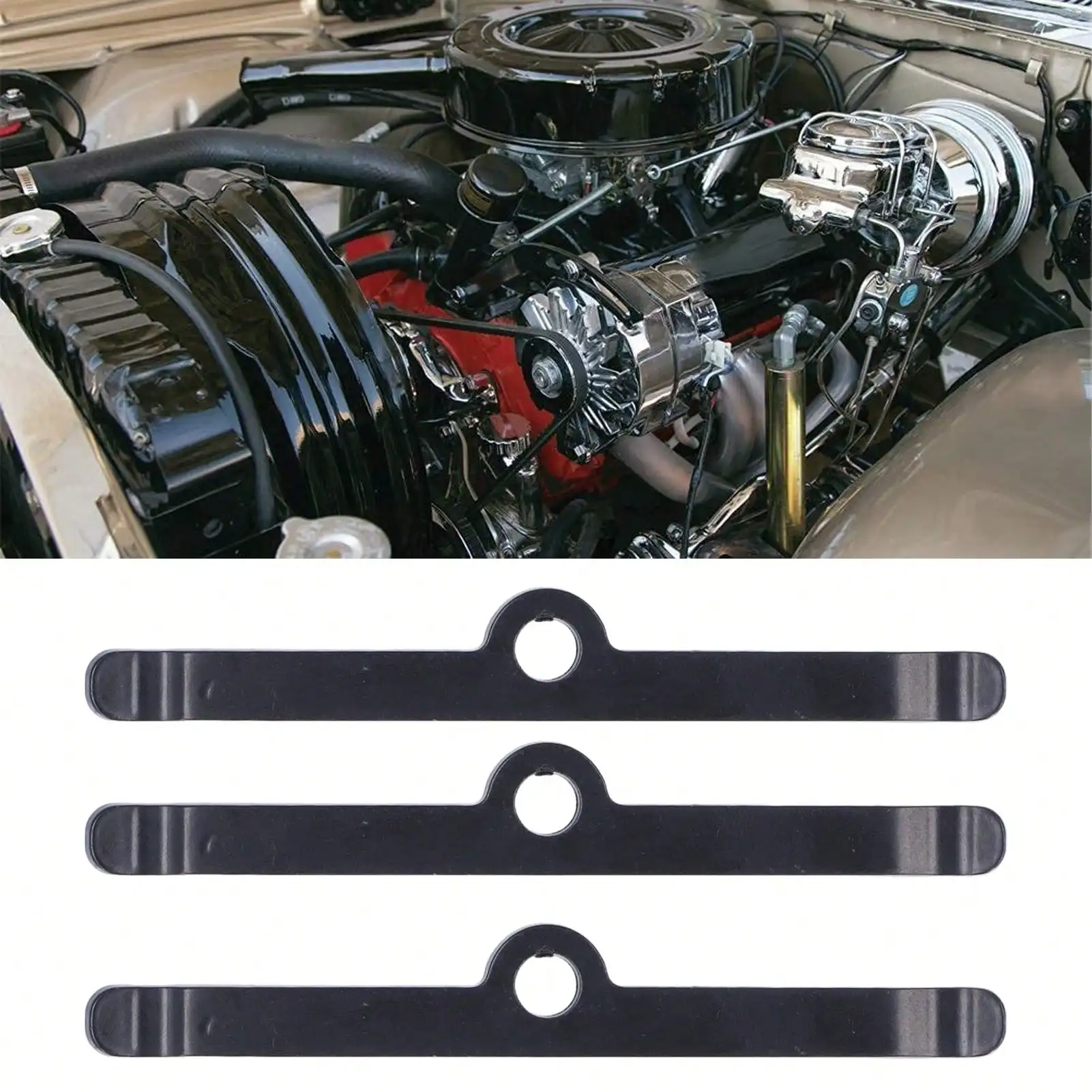 

8 шт. расширитель клапанной крышки, удерживающие 4-3/4 дюйма, замена для двигателей Chevy SBC 283 305 327 350 383 400