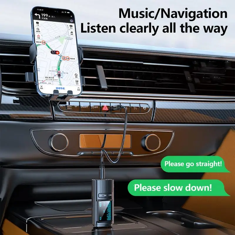 Wireless Audio Transmitter 2-in-1 Wireless Adapter Audio Transmitter Receiver Portable 5.4 Audio Adapter With LED Display For