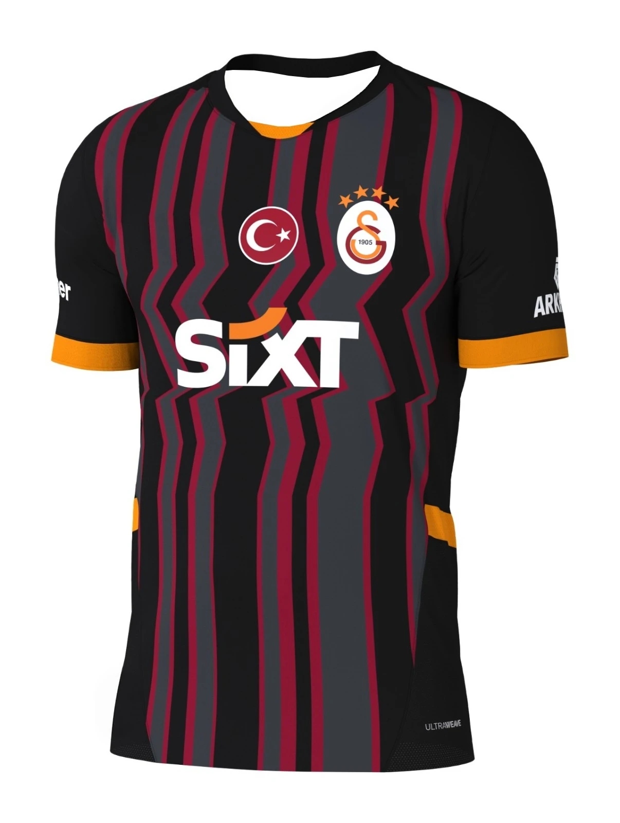 Turkey Galatasaray-style Men Kids Football Jersey 24-25 Soccer Shirt Quick Dry Sport Uniform Short Sleeve Football Tops for Men