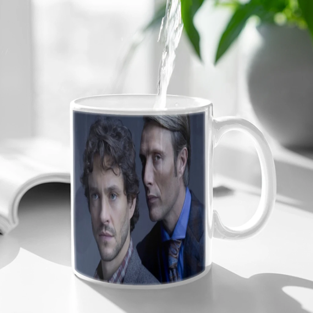 Hot TV series movie Hannibal vintage Free shipping Ceramic Cup Coffee Oatmeal Breakfast Cup Creative Personality Mug