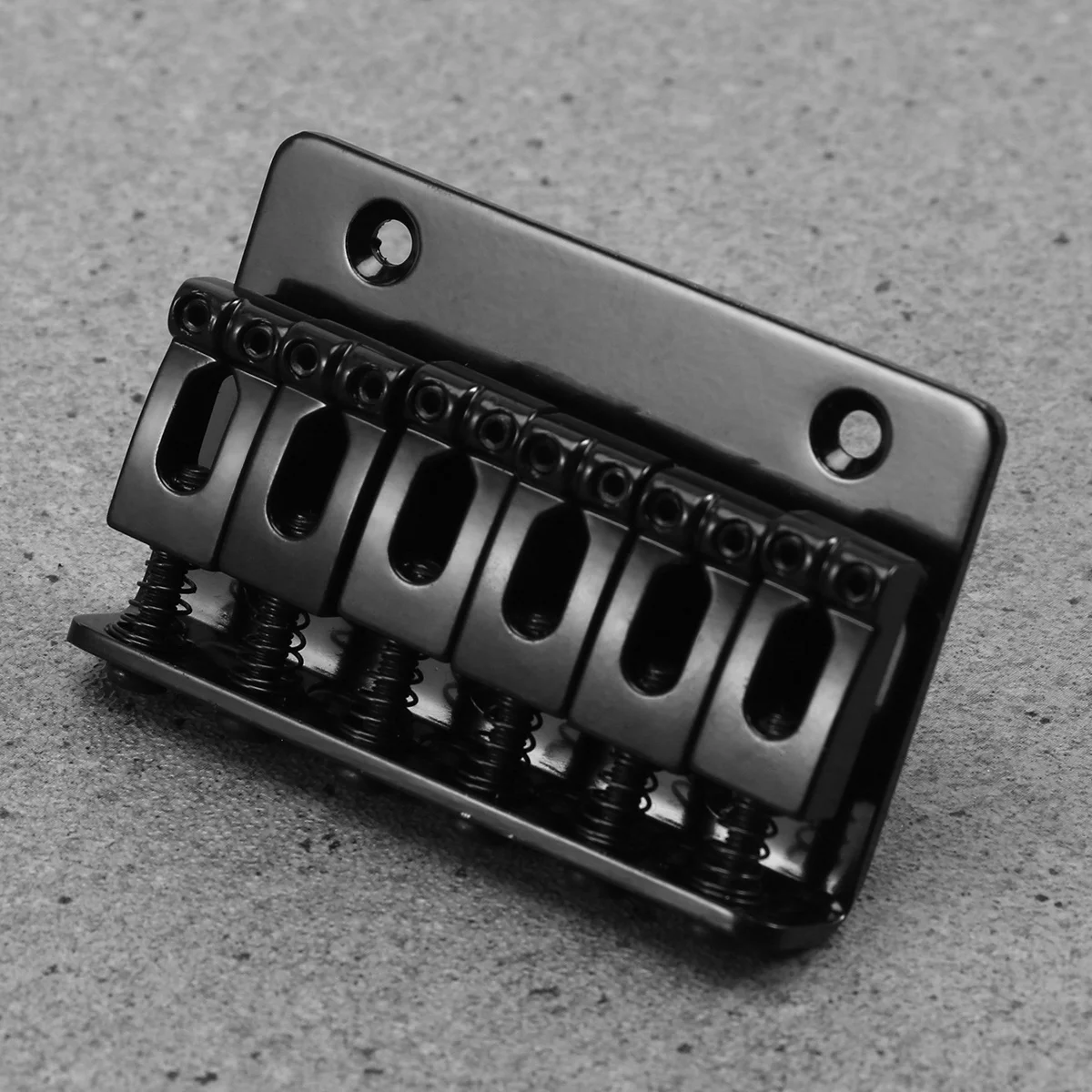 

1pcs Electric Guitar Bridge Plate 65Mm Steel Hardtail Fixed Saddle For Easy Install Top Loading Adjustable Intonation Guitar