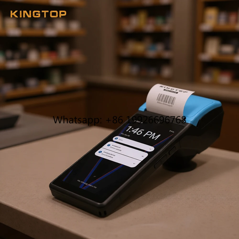 

Мобильный POS-терминал 4G для управления заказами 2026 года с NFC, QR, 1D/2D сканером штрихкодов и аккумулятором 2500 мАч