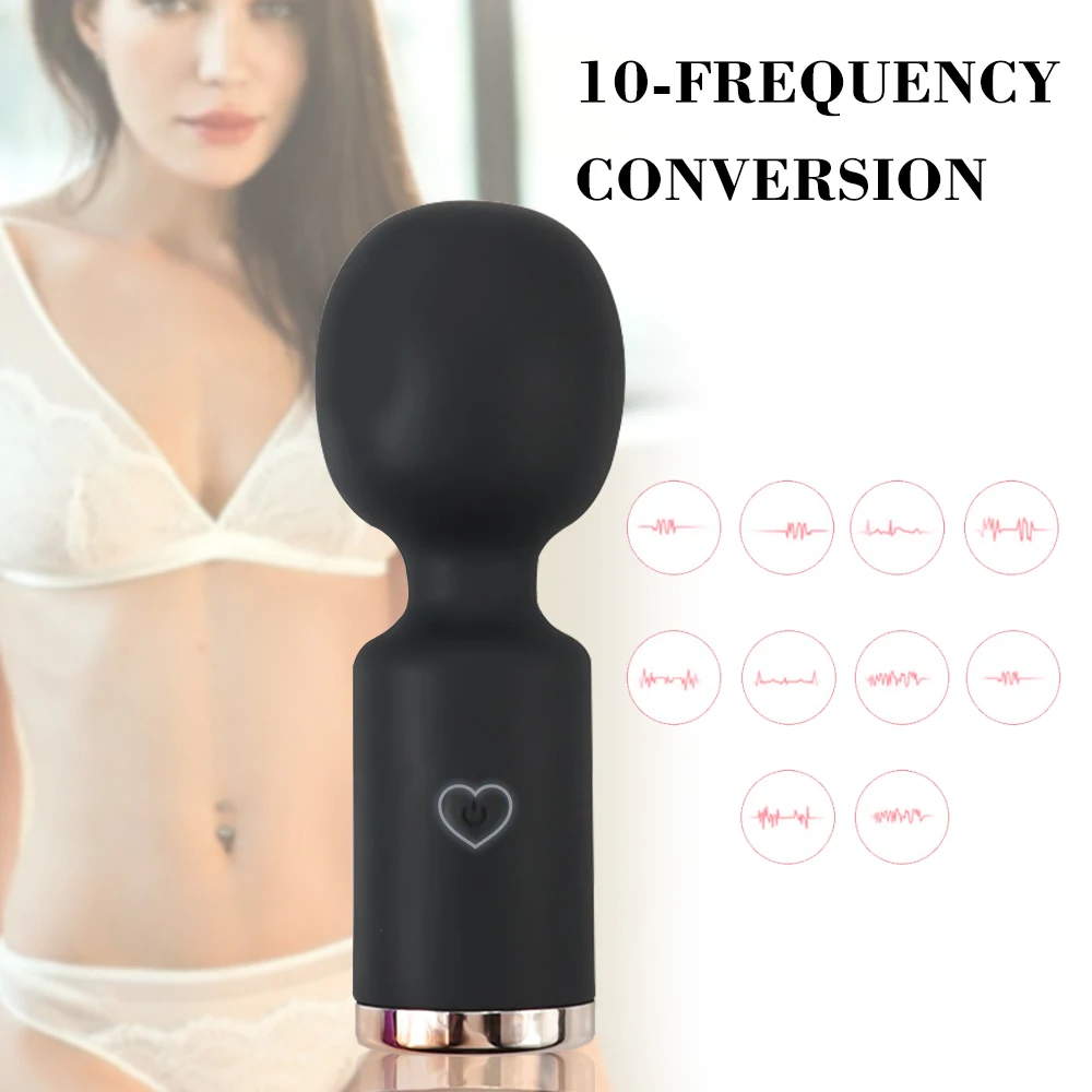 AV Magic Wand Vibrator G Spot Clitoris Vagina Stimulator Mini Vibration Massager Adult Sex Toys For Women Female Masturbator 18+