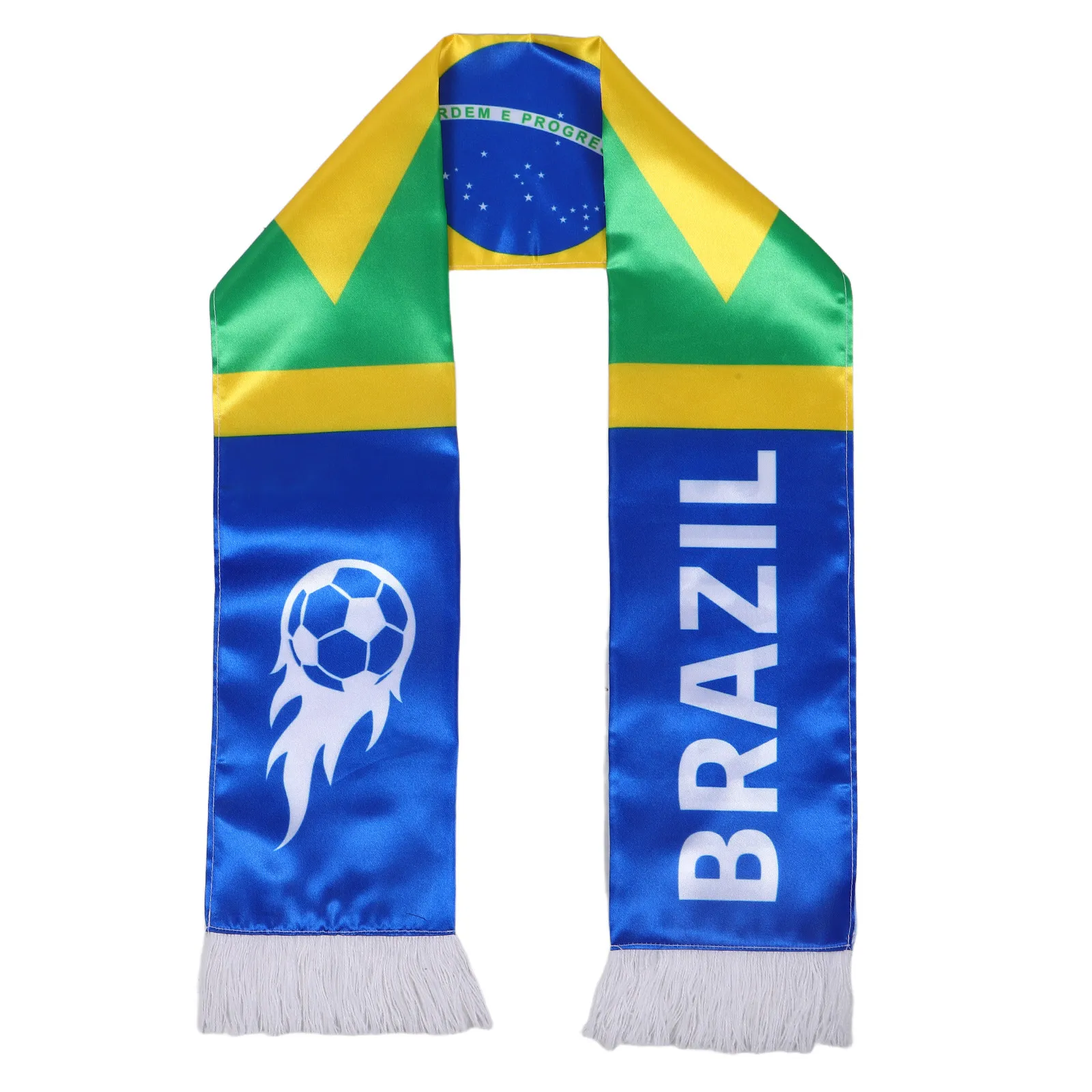 Bufanda con Bandera 150x30cm, Tamaño Grande, para Aficionados al Fútbol, Accesorios de Apoyo a la Selección Nacional, Artículos para Eventos al Aire Libre