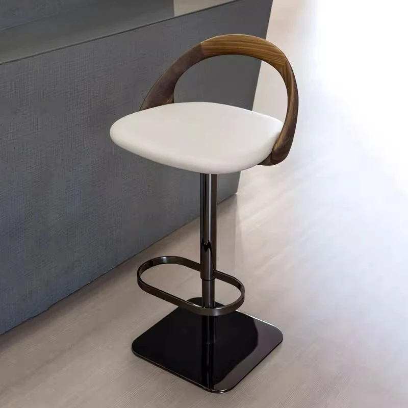 Bar Chair Household Italian Light Luxury Stainless Steel Lift Bar