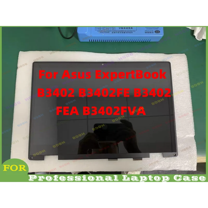 @BD Touch Screen Digitizer LCD Assembly For Asus ExpertBook B3402 B3402FE B3402FEA B3402FVA Laptop Display Panel Replacement