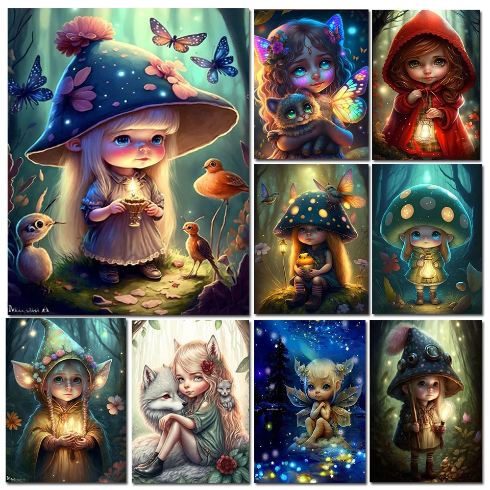 مacey.elf: تجربة رائعة في رسم الماس 5D لمحبي الأشجار السحرية