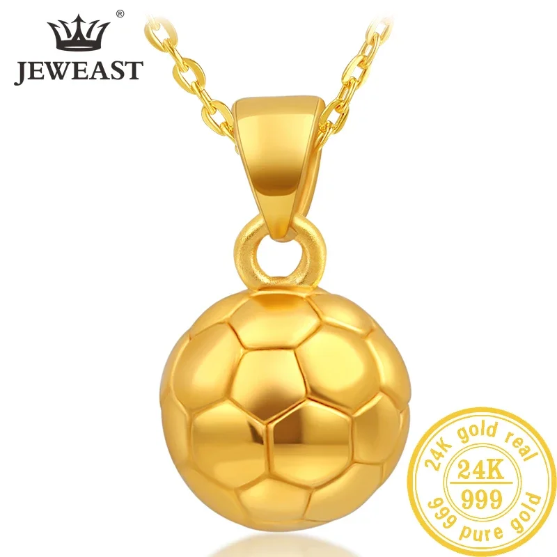 

JLZB 24K Pure Gold Pendant Real AU 999 Solid Gold Charm Beautiful Trendy Classic Party Fine Jewelry Hot Sell New 2023