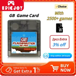 Игровая карта 2500 в 1 ГБ Gameboy Card OS V4 с TF-картой 8 ГБ для игровых консолей GB GBC SP