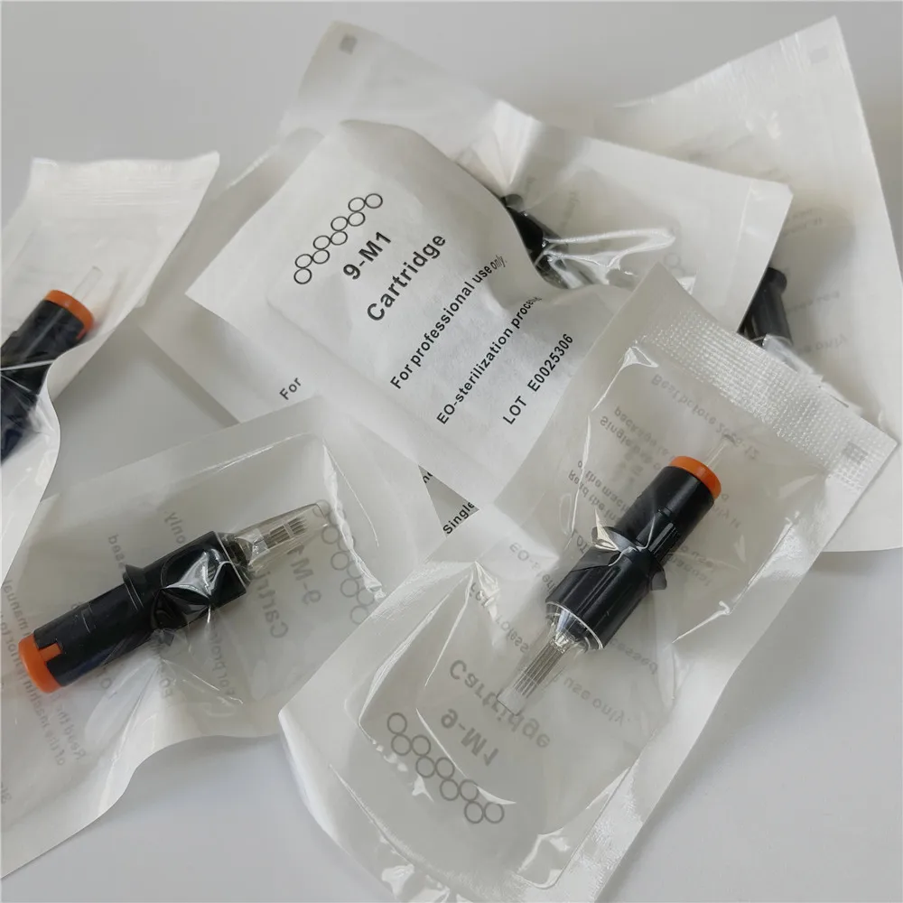 

100 шт. одноразовых игл для тату-машинок серий RL, RS, RM, M1 для тату-машинок, для татуажа бровей, век и перманентного макияжа