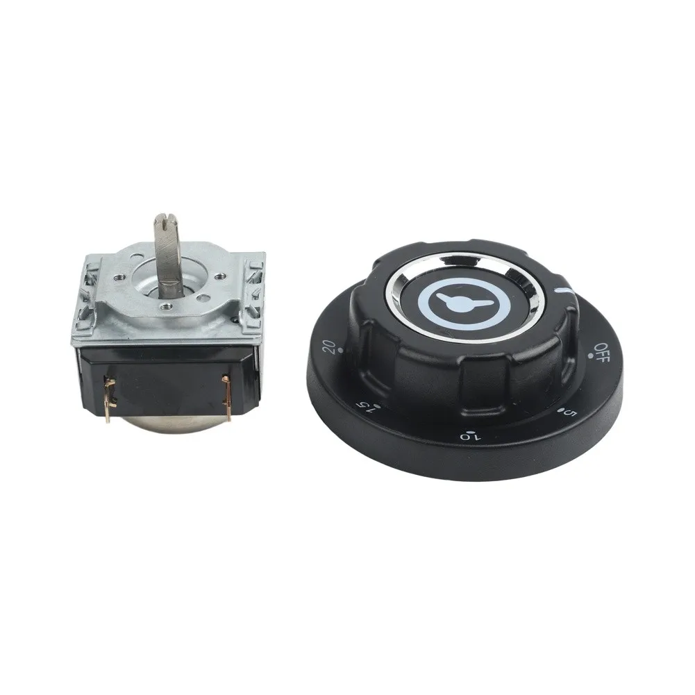 Cooking Timer Mechanical Timer Switch Meal Timing Sliver Black User Friendly Timer Switch Bell Audible Bell Notification