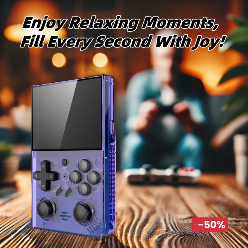 

Vintage Handheld Game Console - 3.5InchIPSScreen Portable Arcade Toy - Long Battery Life，Father's Day、Perfect gift for Mother's