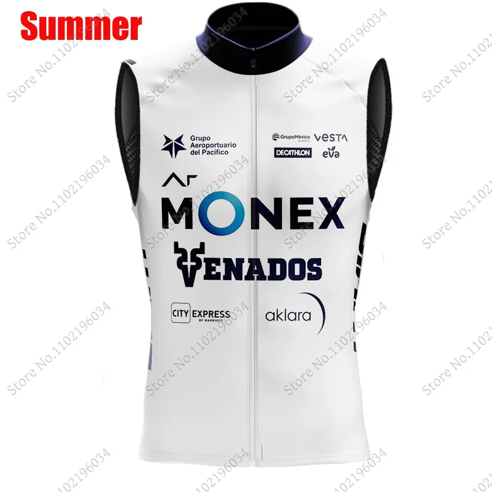 Race Ar-Monex 2024 Cycling Vest Mexico Winter Sleeveless Jersey Bike Clothing Mountain Road Bicycle Jerseys MTB Maillot