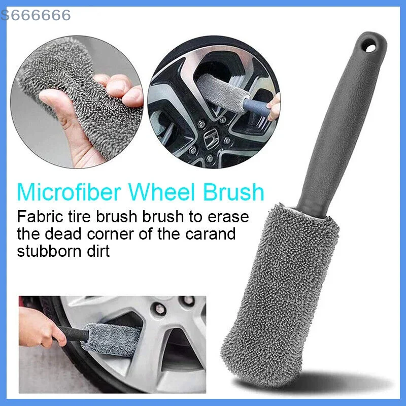 

9pcs Car Wash Kit Microfiber Towels Blush Sponge Wash Glove Polish Applicator Pads Auto Detailing Cleaning Tools Set