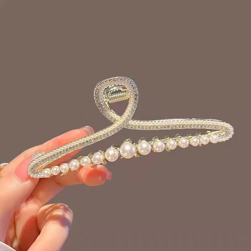 

Alloy Hair Clip,Large hair Accessories, Simple hairpin,Thin hair Styling Tools for women