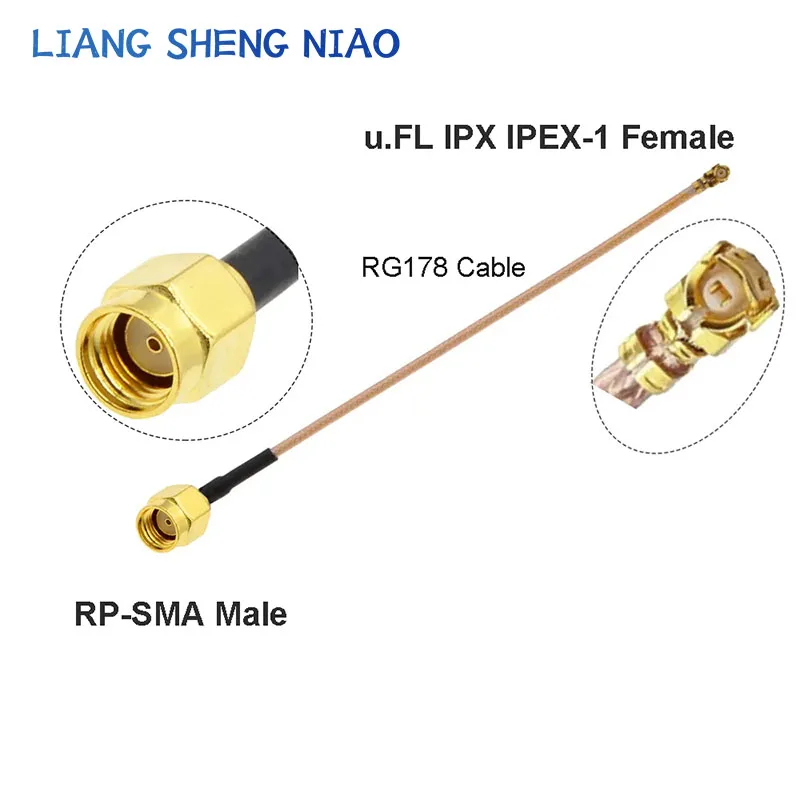 2 Stuks Ipex Kabel Ufl/U. Fl/Ipx/IPEX-1 Vrouw Naar Sma Vrouwelijke Wifi Antenne Rf Kabel Rf1.13/Rg178 Pigtail Extensie