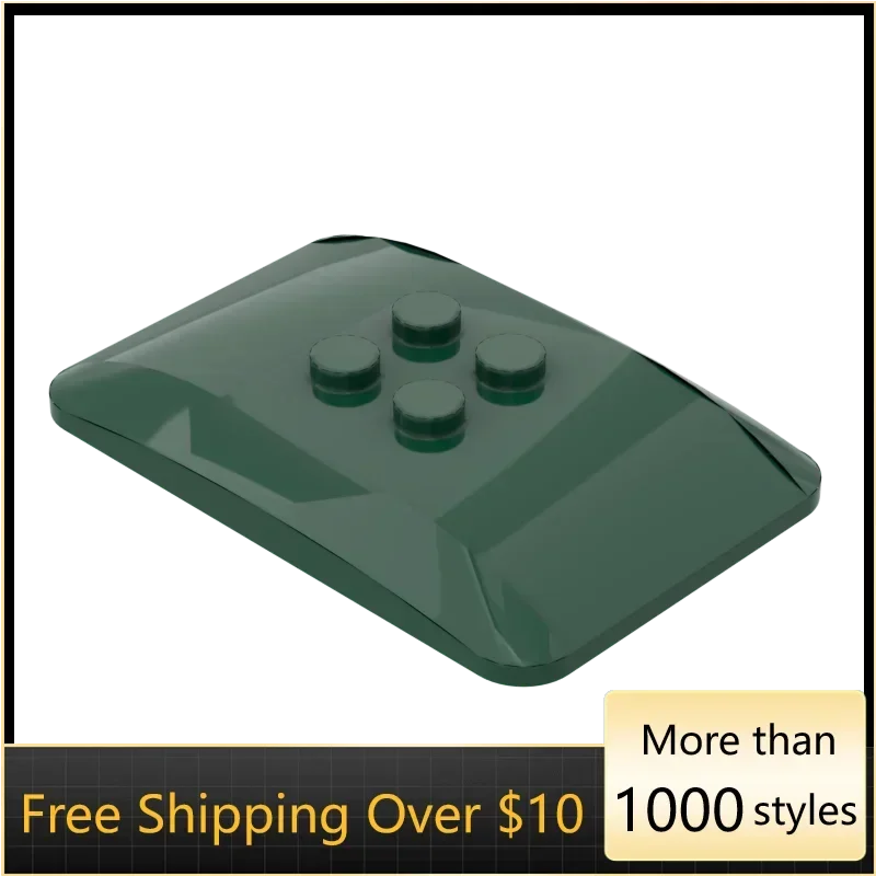 

10PCS High-Tech Assemble Particle 98281 4x6 Smooth Top Cover Brick Building Blocks Kit Replaceable Part Toy For Children Gifts