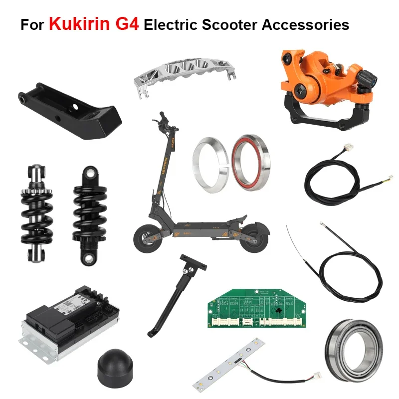 For Kukirin G4 Electric Scooter Repair Accessories Bearings Controller Display Motherboard Foot Support Replacement Parts