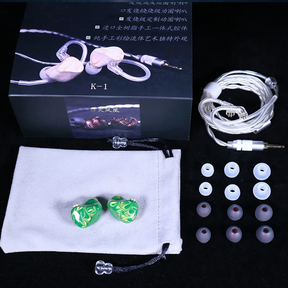 Imagem -06 - Dynamic Hi-fi In-ear Headphones Monitor de Fone de Ouvido 10 mm Moving Coil Headphone 078 Milímetros Cabo Destacável Faça Você Mesmo Earbuds Kbd Headconjunto 35 Milímetros