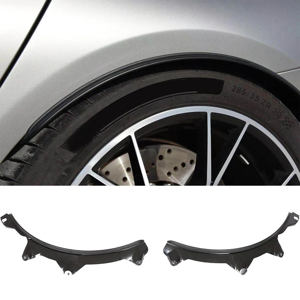 Car Wheel Arches Fender Flares Mudguards Trims for BMW 5 Series G30 2017 - 2019 Wheel Eyebrows Guards Not M5 Matte Black