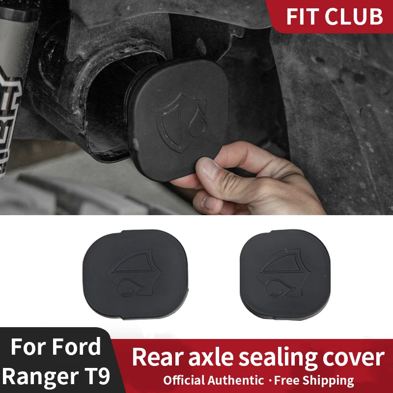 

2pcs Rear axle rubber protective cover For Ford Ranger T9 2022- 2024 Rear frame beam sealing Sandproof cover chassis Accessories