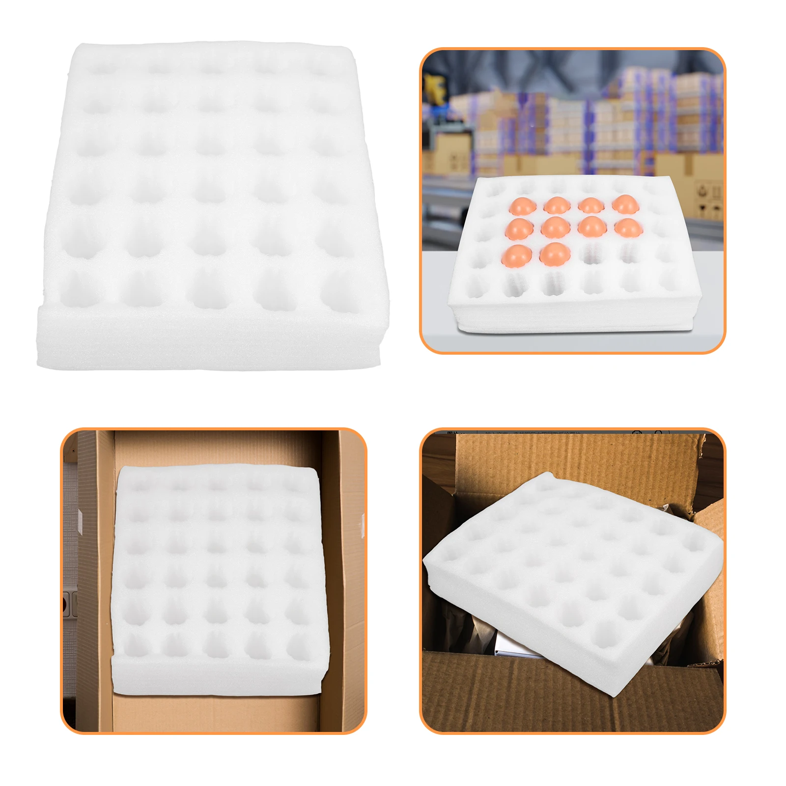 

1pc foam egg tray Egg Crate Panel Egg Carton Egg Wrapping Container Egg Storage Tray For Shipping
