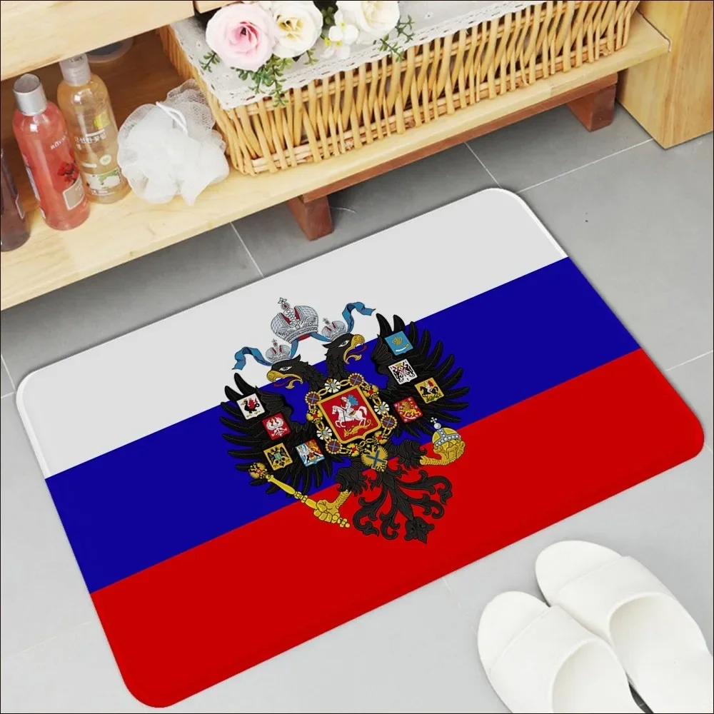 Russian Flag Floor Mat Bath Mat Nordic Style Home Doormat Bathroom-Toilet Mats Bedroom Welcome Doormat