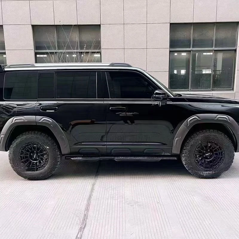 Hot Selling Mecha Style Matte Black ABS Widened Wheel Arch Fit Haval Menglong V7 Auto Exterior Accessories
