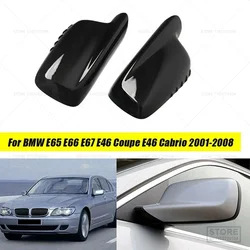 1Pair Car Rearview Mirror Covers Trim Caps for BMW E65 E66 E67 E46 Coupe E46 Cabrio 51167074235 51167074236 Parts