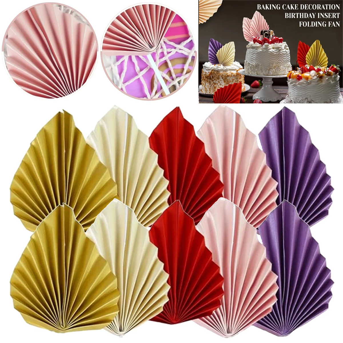 1/5/10Pair Palm Leave Cake Topper Paper Palm Leaf Cupcake Picks Leaf Cake Decoration Hawaii Aloha Jungle Summer Wedding Birthday