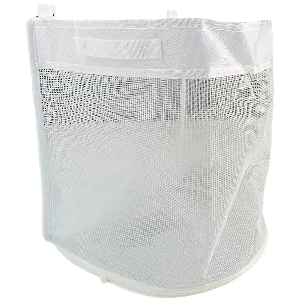 Bathroom Toy Organizer 33*33*23cm Mesh Storage Bag Convenient Hanging Design Excellent Drainage Bath Time Organizer