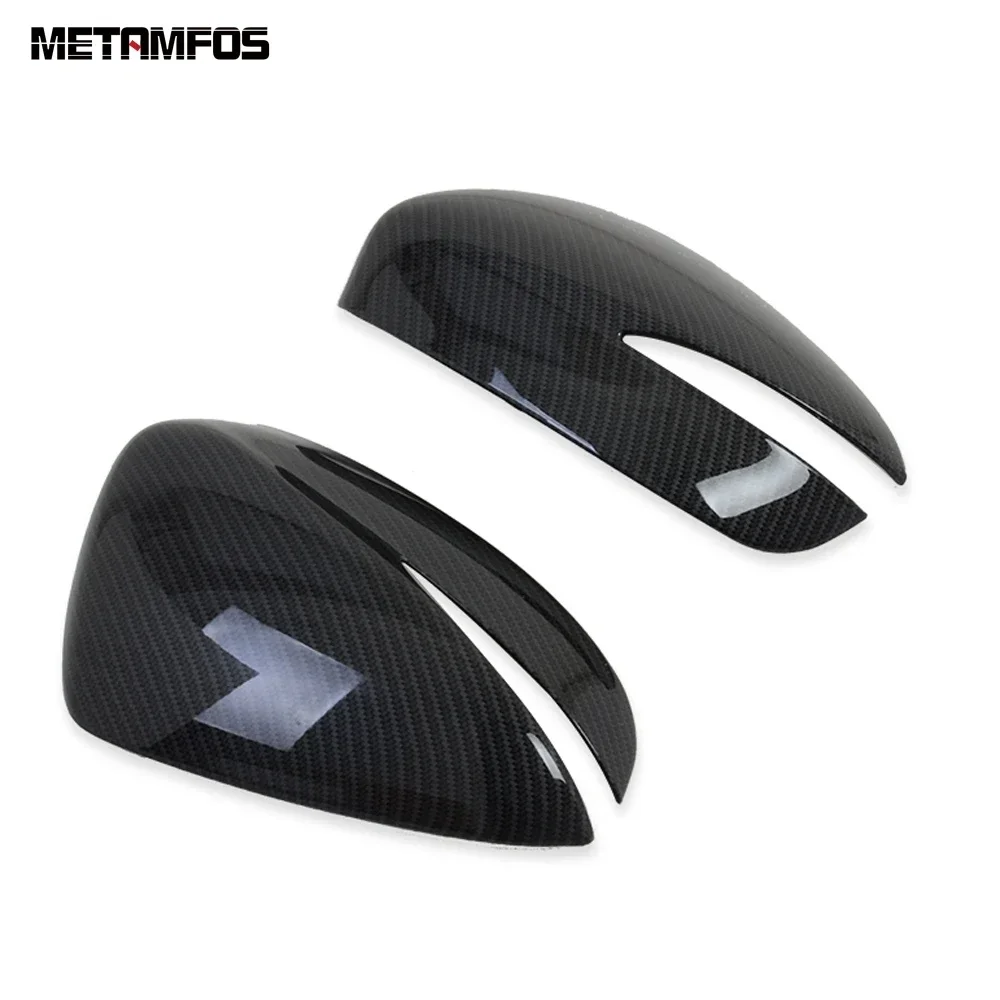 For Mazda CX-3 CX3 2014-2023 2024 Carbon Fiber Rear View Mirror Cover Trim Side Door Mirror Protector Accessories Car Styling