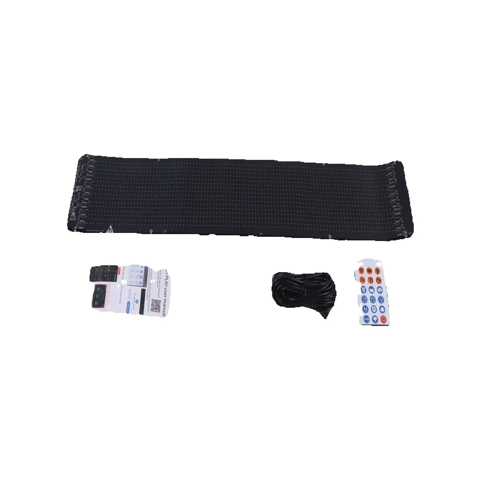 1pc Flexible DIY LED Display Screen 16x96 Pixels For Truck Car Indoor Outdoor Use