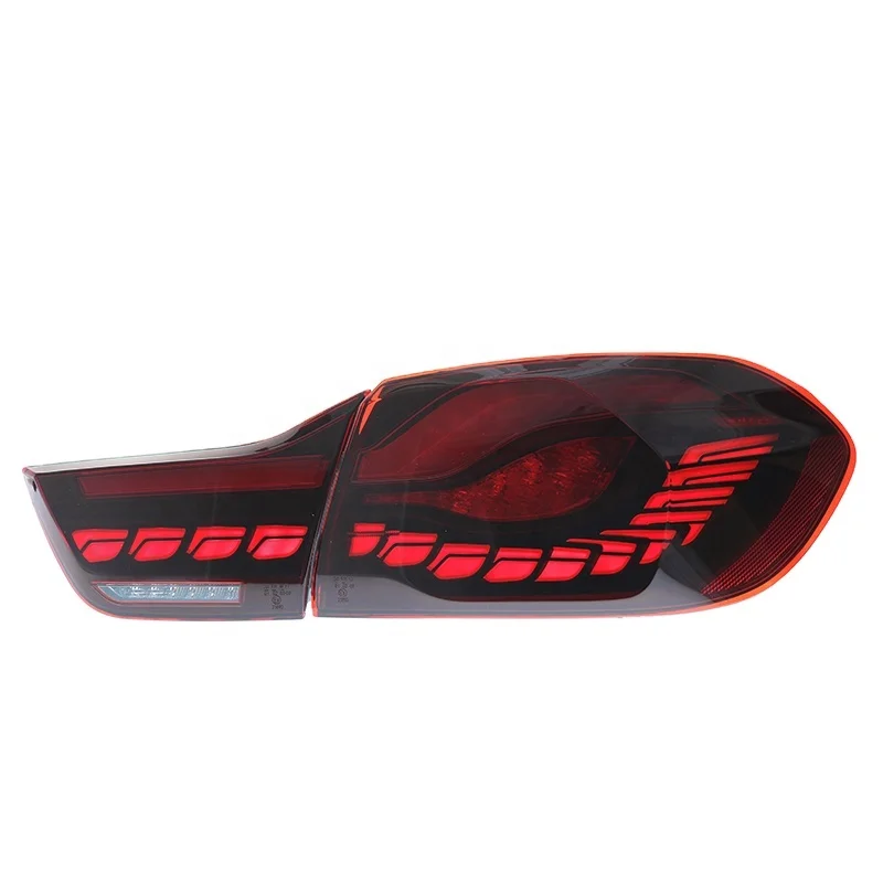 

BR JUSHUN Auto Rear Lights for F32/F36/F82 4 SERIES 2014-2020 LED Tail Lamp with Clear Red Lens 12V New Condition Good Serv