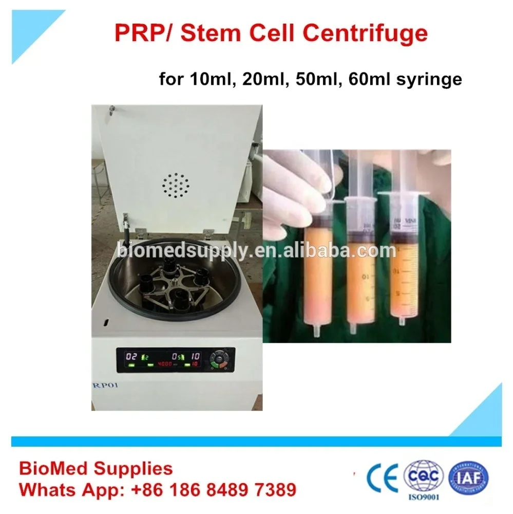 High Quality Stem Cell Centrifuge for 50ml Syringe Fat Centrifuge