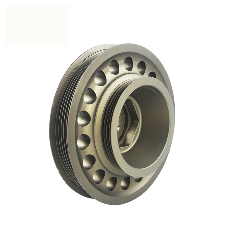 Light Weight Aluminum Crankshaft Pulley OEM Size For 93-01 Honda Prelude H22 VTEC PQY-CP012