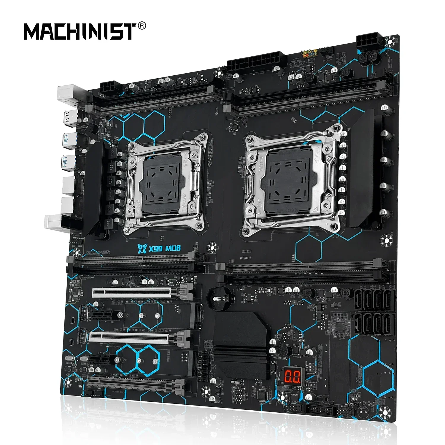 MACHINIST X99 MD8 Motherboard LGA 2011-3 Support Intel Xeon 2690 2680 V4 Dual CPU Processor DDR4 ECC RAM Desktop Memory E-ATX