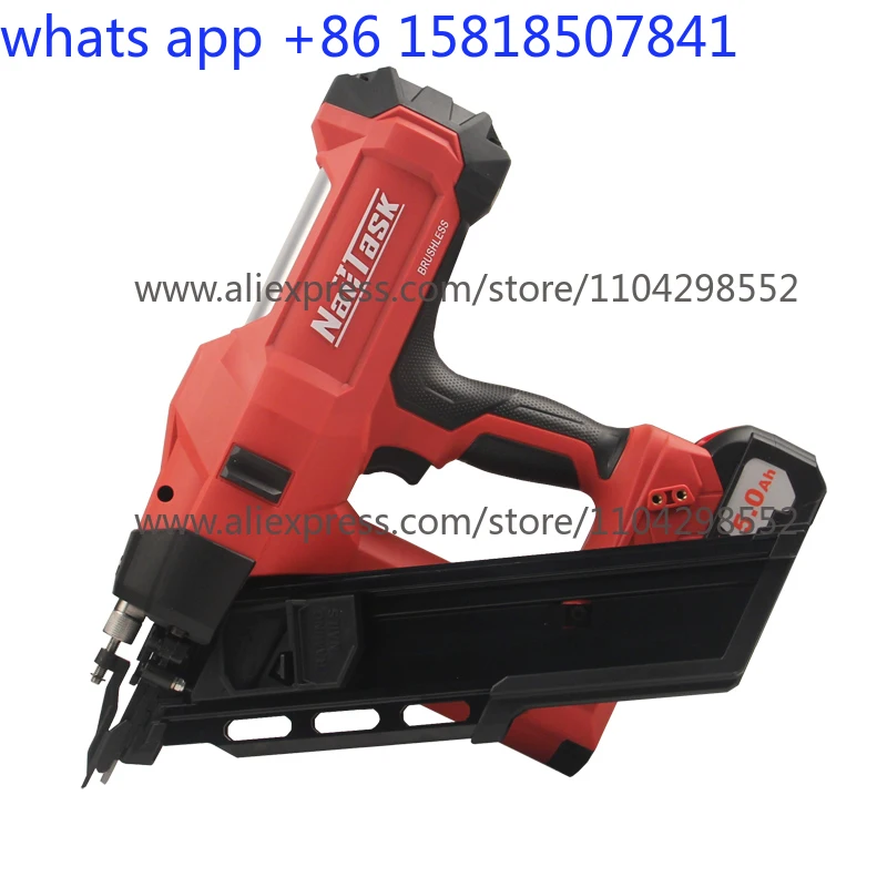 Nailtask DCFN3490M Cordless Framing Nail Gun 90mm Battery-Powered Nail Gun for Home Improvement And DIY Projects