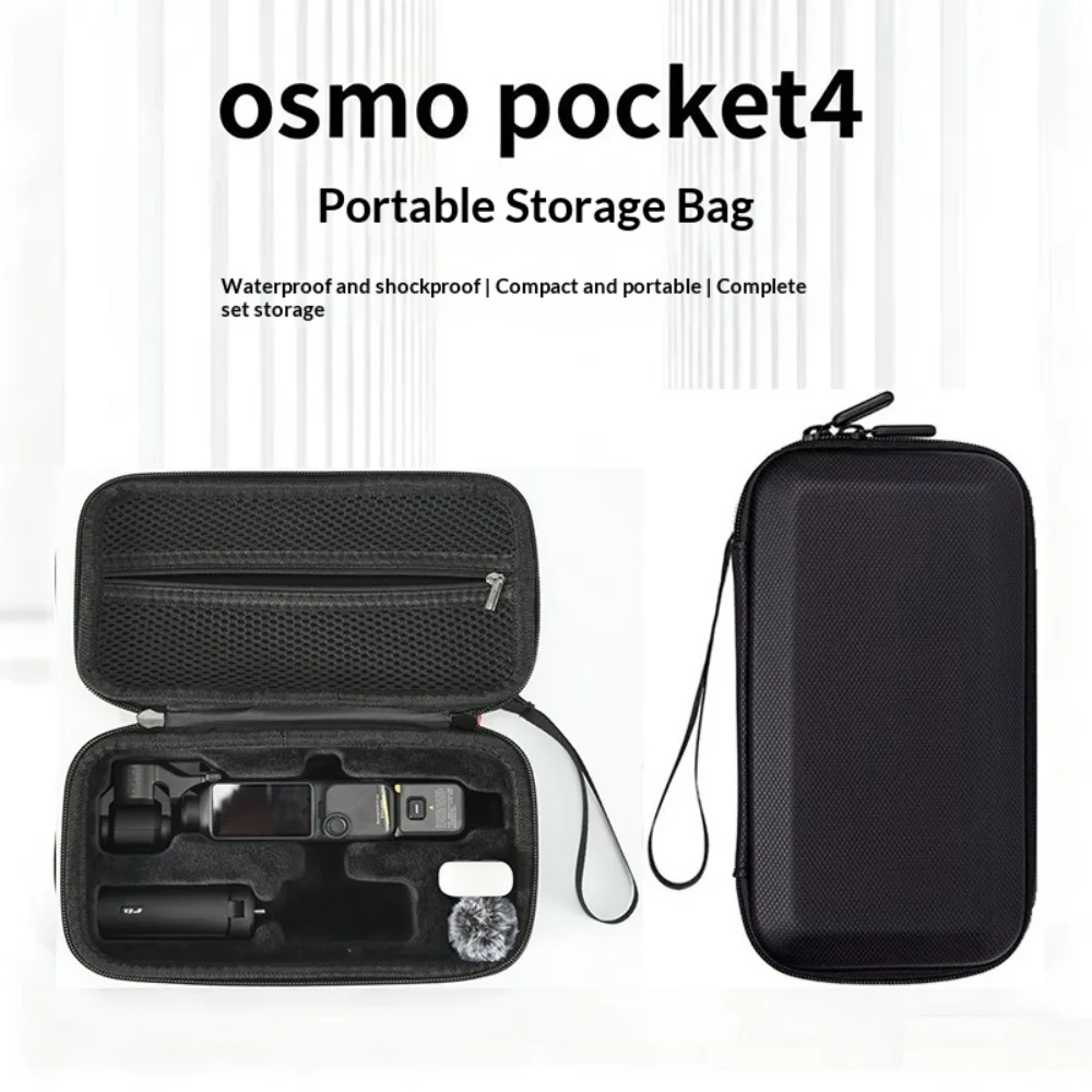 

For DJI OSMO Pocket 4 Storage Bag For DJI Pocket 4 Gimbal Portable Handheld Bag For DJI Pocket 4 Integrated PU Storage Case