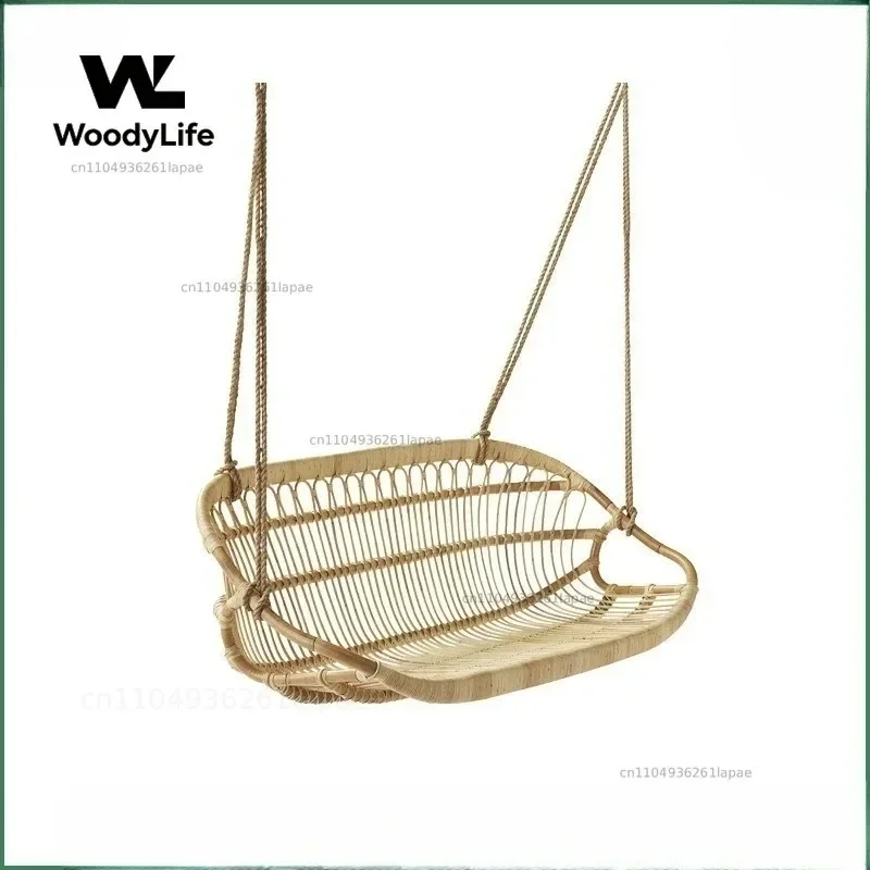 Hanging Basket Rattan Chair Double Indoor Hammock Swing Home Use Homestay Living Room Rocking Chair