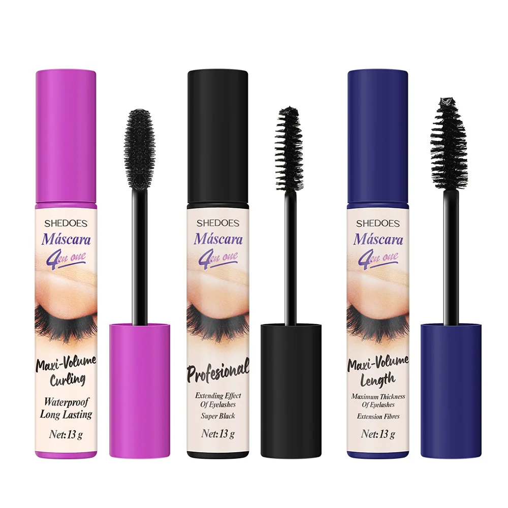 4Dマスカラは長持ちし、細く、カールし、濃く、防水性があり、汗に強く、にじみません。
