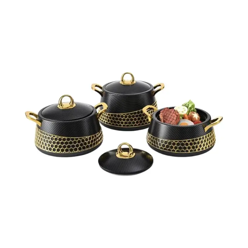 Latest Business Bulk Set Commercial Grade Stainless Steel Thermal Food Container With Ear 2L 2.5L 3L