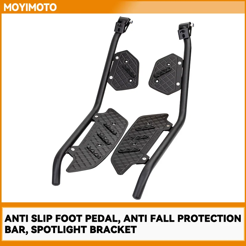 وسادات قدم للدراجات النارية لـ PCX160 2025 لوحة أوتاد أمامية وخلفية باستخدام الحاسب الآلي وسادة دواسة القدم ملحقات مسند قدم مقاوم للانزلاق لهوندا pcx160