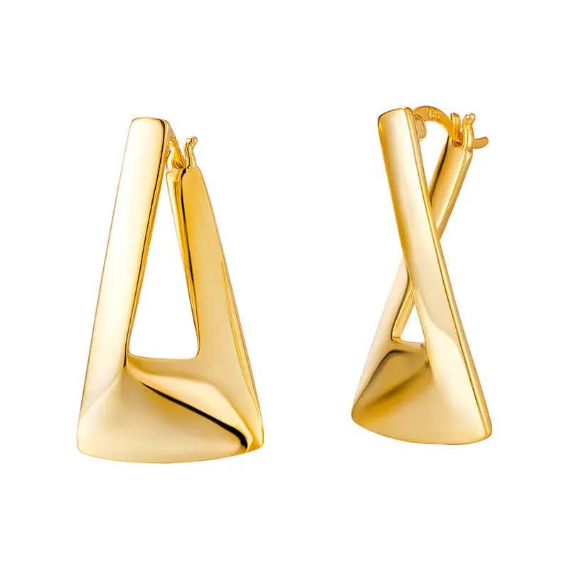 2026-new-arrival-women's-simple-plain-hoop-earrings-light-luxury-minimalist-huggie-earrings-elegant-personality-jewelry-for-gi