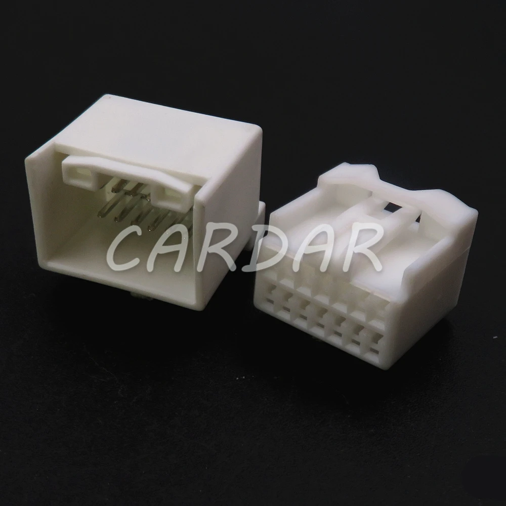 1 Set 14 Pin Auto Electric Cable Unsealed Plug PCB Wire Connector Car Plastic Housing Socket AC Assembly 7283-5832 7382-5842