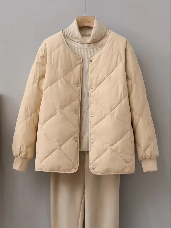 

Thiened ort Cotton Jaet женское круглое легкое теплое пальто на подкладке Ne Fce весна-осень-зима винтажное пальто